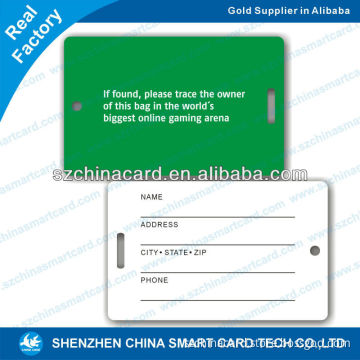 wholesale pvc luggage tag hotel travel tag
